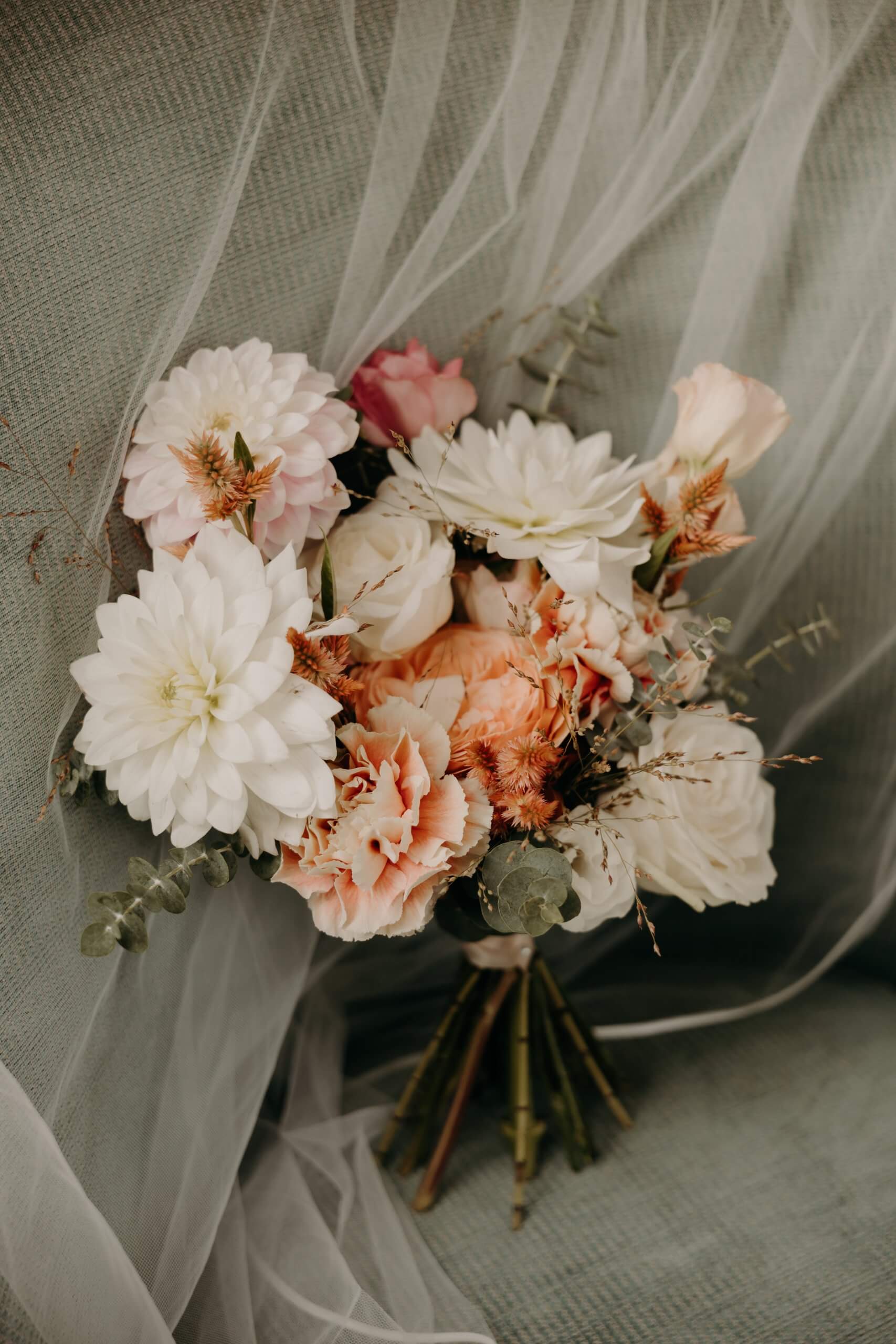 bouquet de mariée romantique
